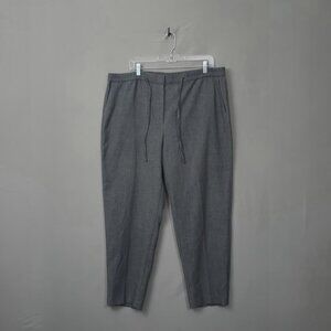 J.Jill Drawstring Pants Womens XL Gray Pull On Tapered Casual Lightweight